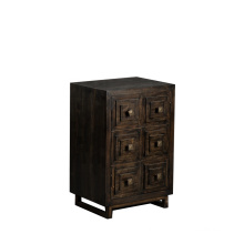 Mayco Wood Drawer Cabinet Storage Organizer Furniture, Vintage Mini Wooden Craft Cabinet